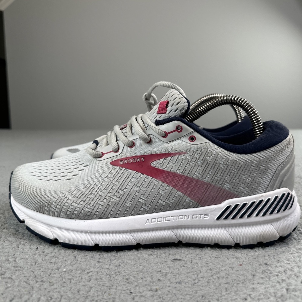 Brooks Addiction GTS 15 Running Shoes Women 9 Extra Wide 2E Grey 1203522E054
